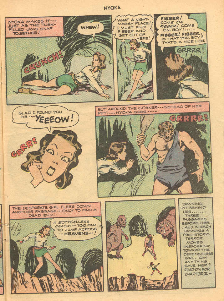 Read online Nyoka the Jungle Girl (1945) comic -  Issue #10 - 11