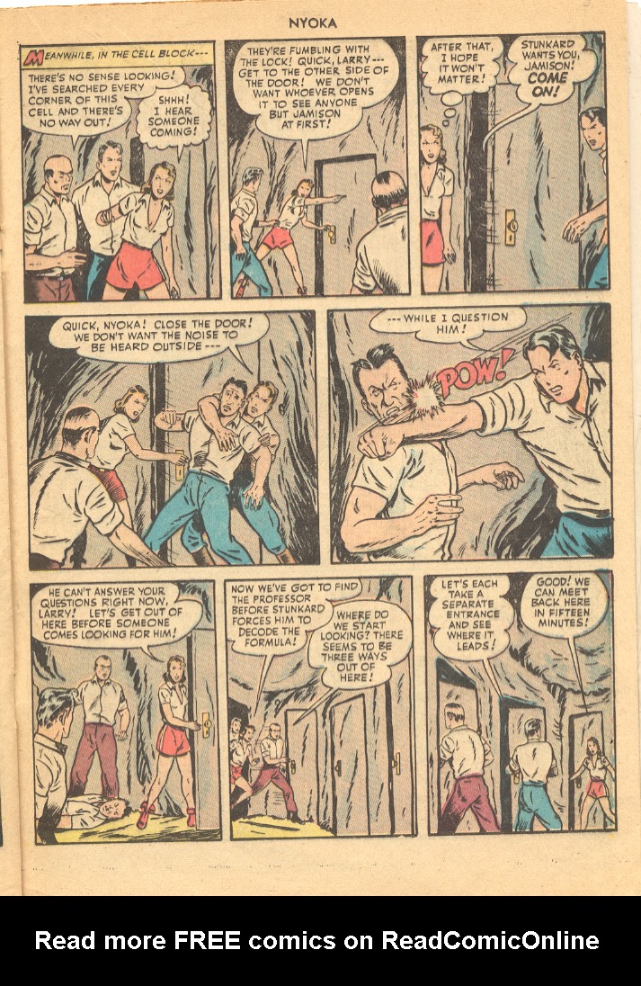 Read online Nyoka the Jungle Girl (1945) comic -  Issue #32 - 21