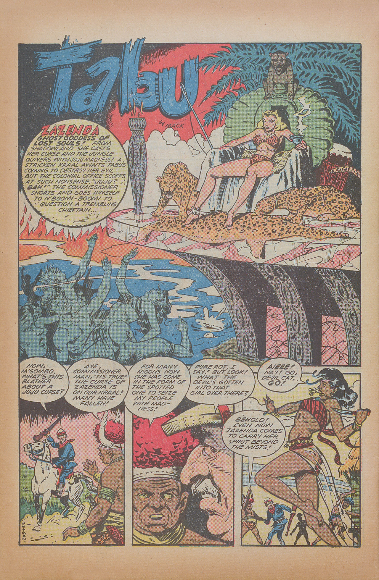 Read online Jungle Comics comic -  Issue #98 - 36