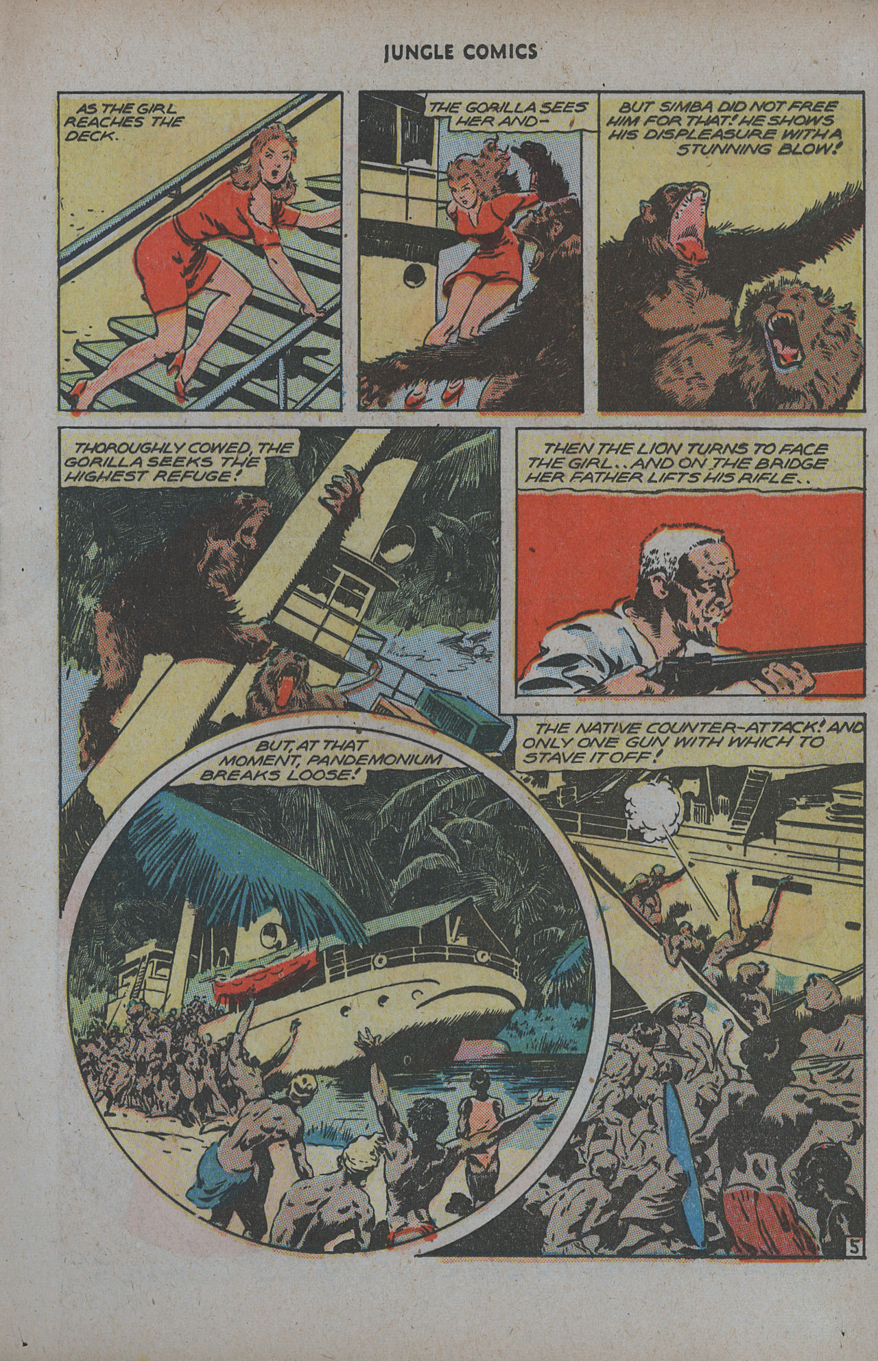 Read online Jungle Comics comic -  Issue #77 - 19