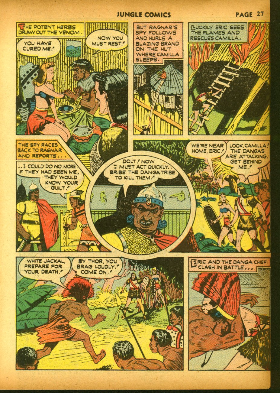 Read online Jungle Comics comic -  Issue #20 - 29