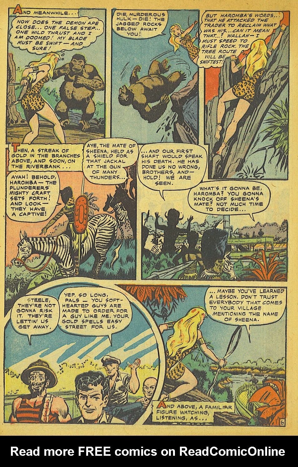 Read online Sheena, Queen of the Jungle (1942) comic -  Issue #10 - 20