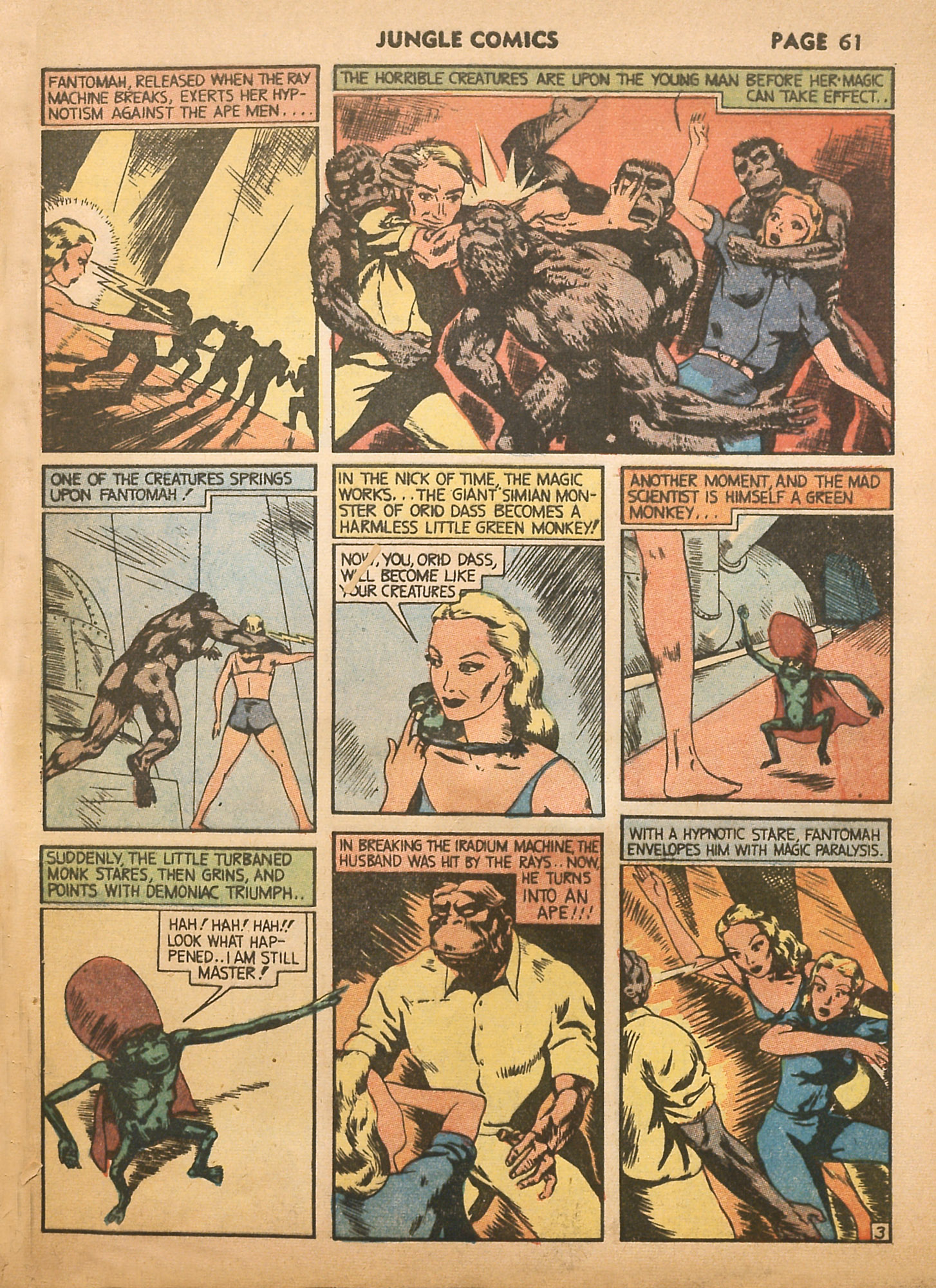 Read online Jungle Comics comic -  Issue #16 - 63