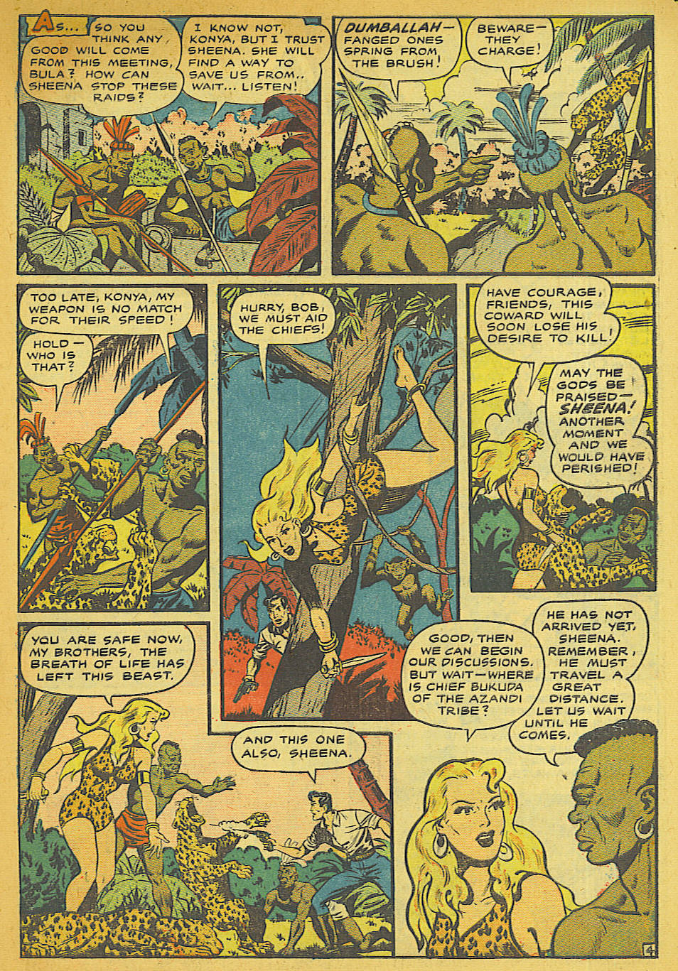 Read online Sheena, Queen of the Jungle (1942) comic -  Issue #10 - 27