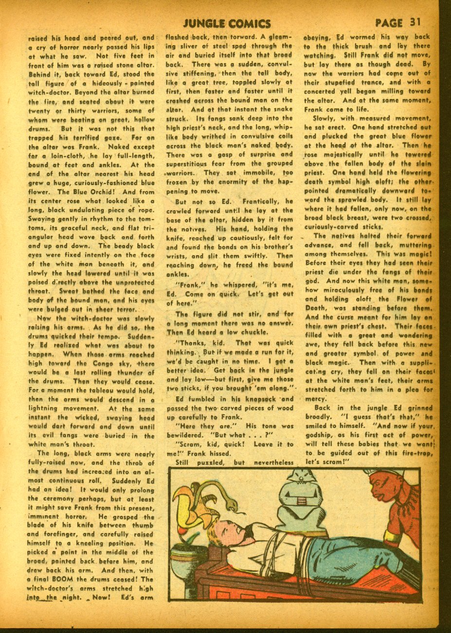 Read online Jungle Comics comic -  Issue #20 - 33