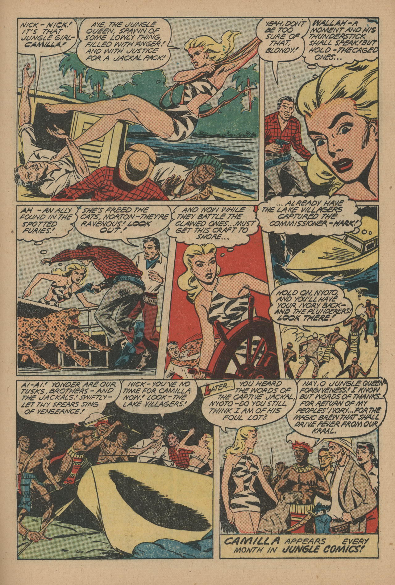 Read online Jungle Comics comic -  Issue #118 - 50