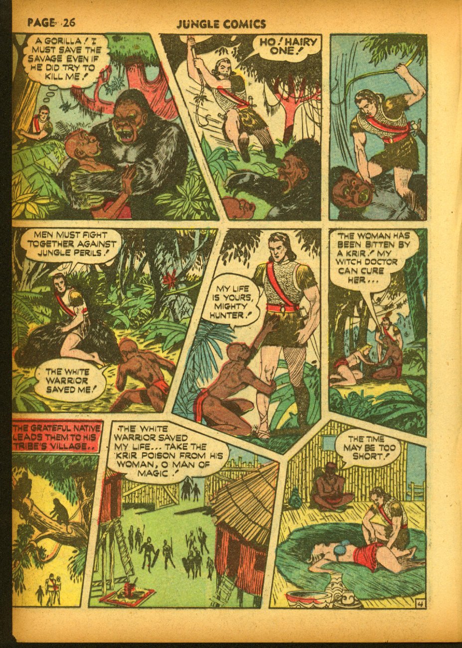 Read online Jungle Comics comic -  Issue #20 - 28