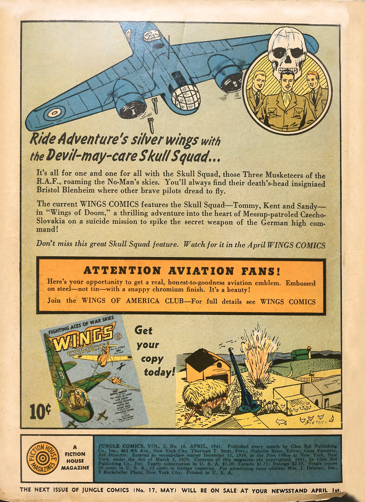 Read online Jungle Comics comic -  Issue #16 - 2