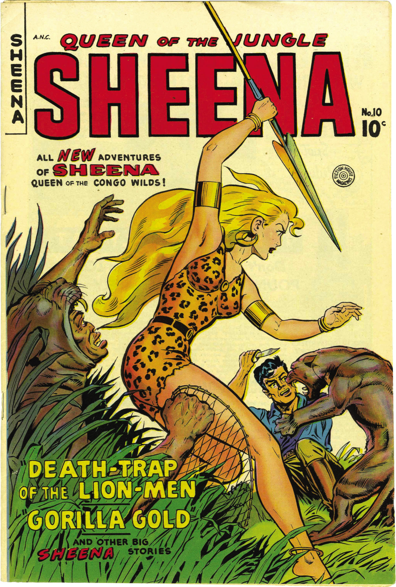 Read online Sheena, Queen of the Jungle (1942) comic -  Issue #10 - 1