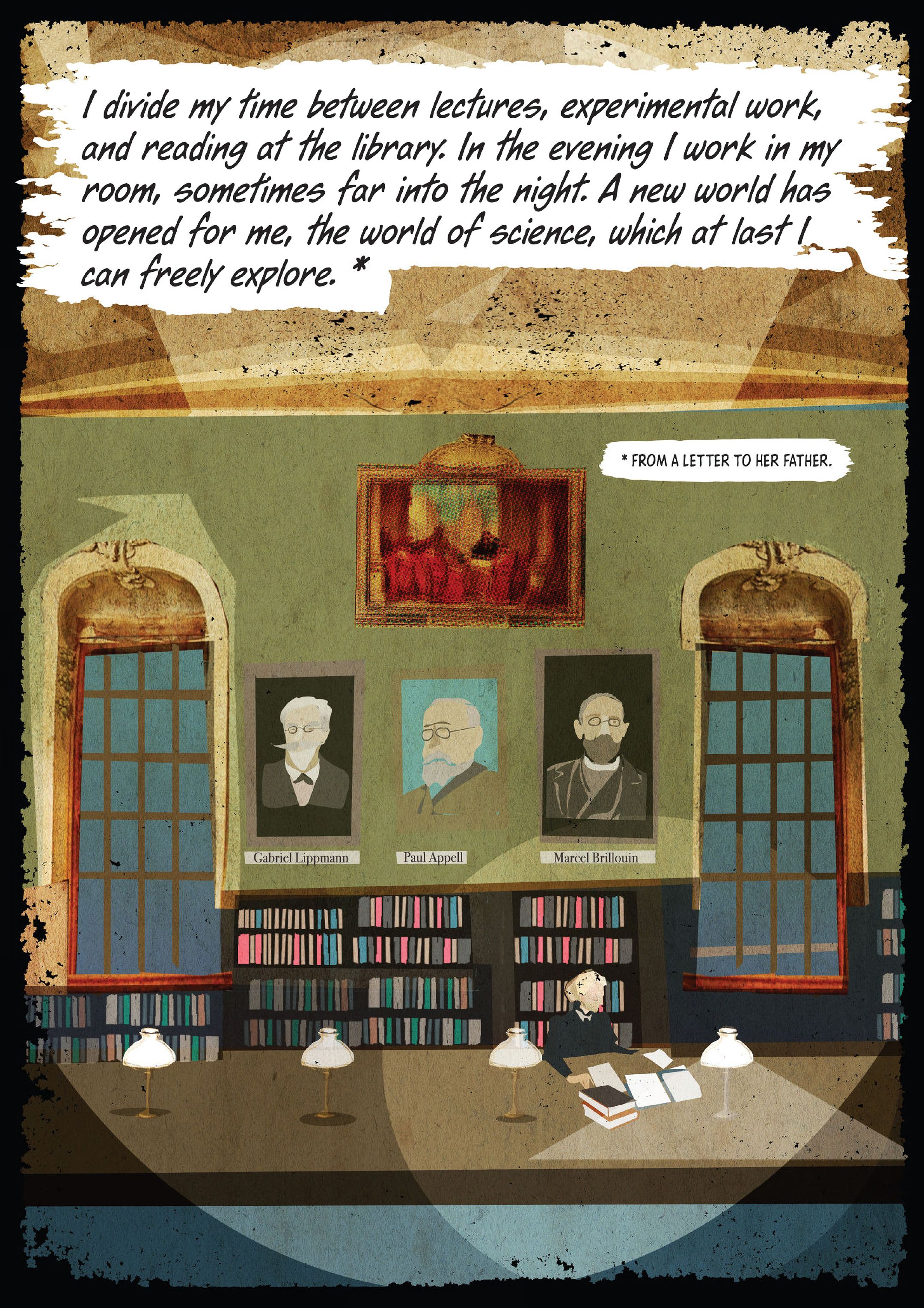 Read online Marie Curie: A Quest For Light comic -  Issue # TPB - 63