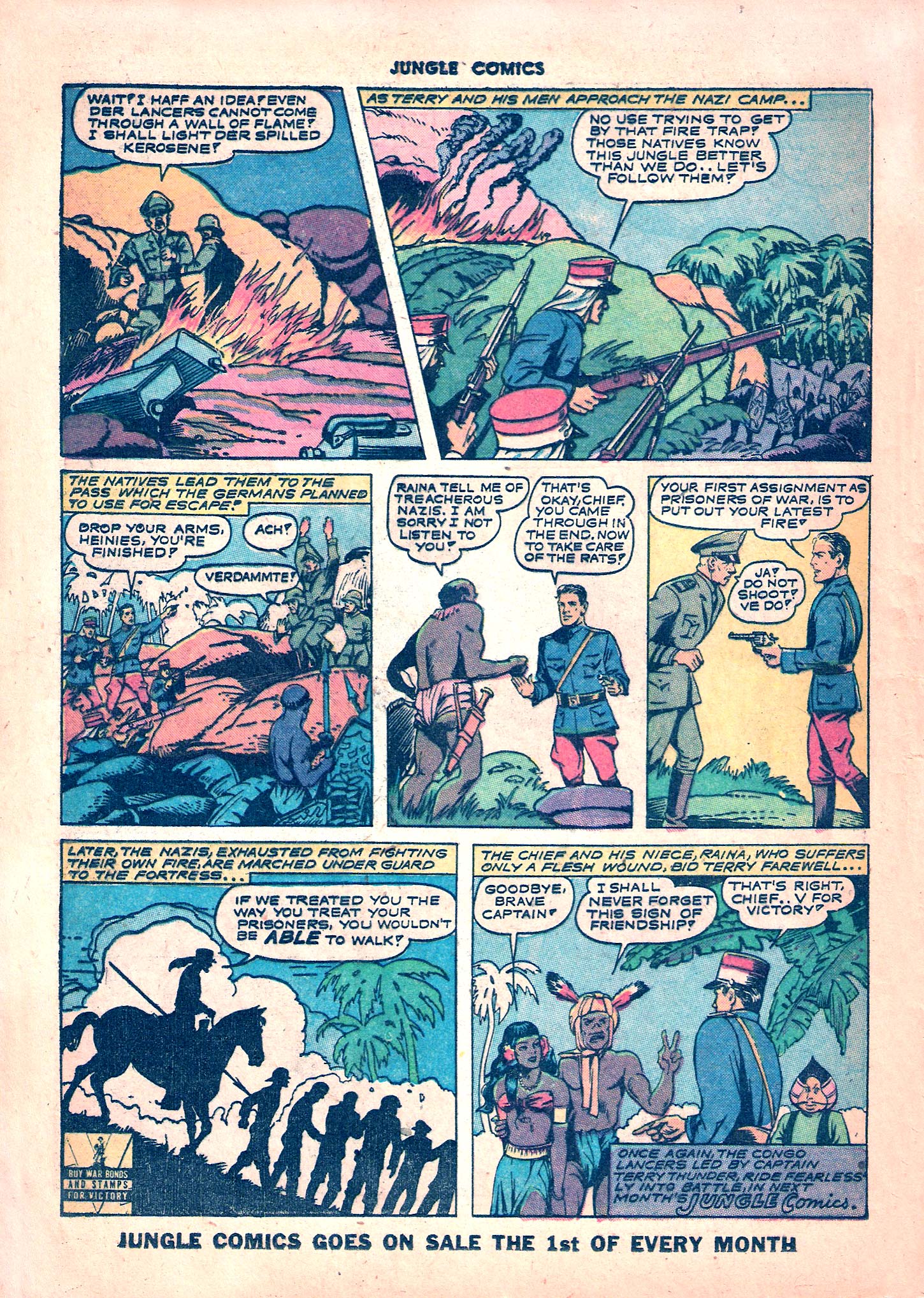 Read online Jungle Comics comic -  Issue #42 - 48