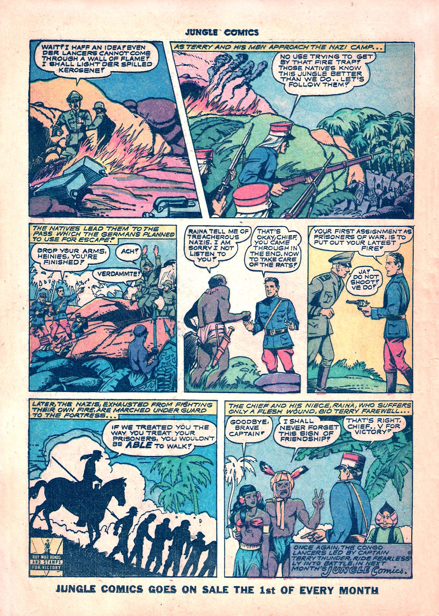 Read online Jungle Comics comic -  Issue #42 - 48