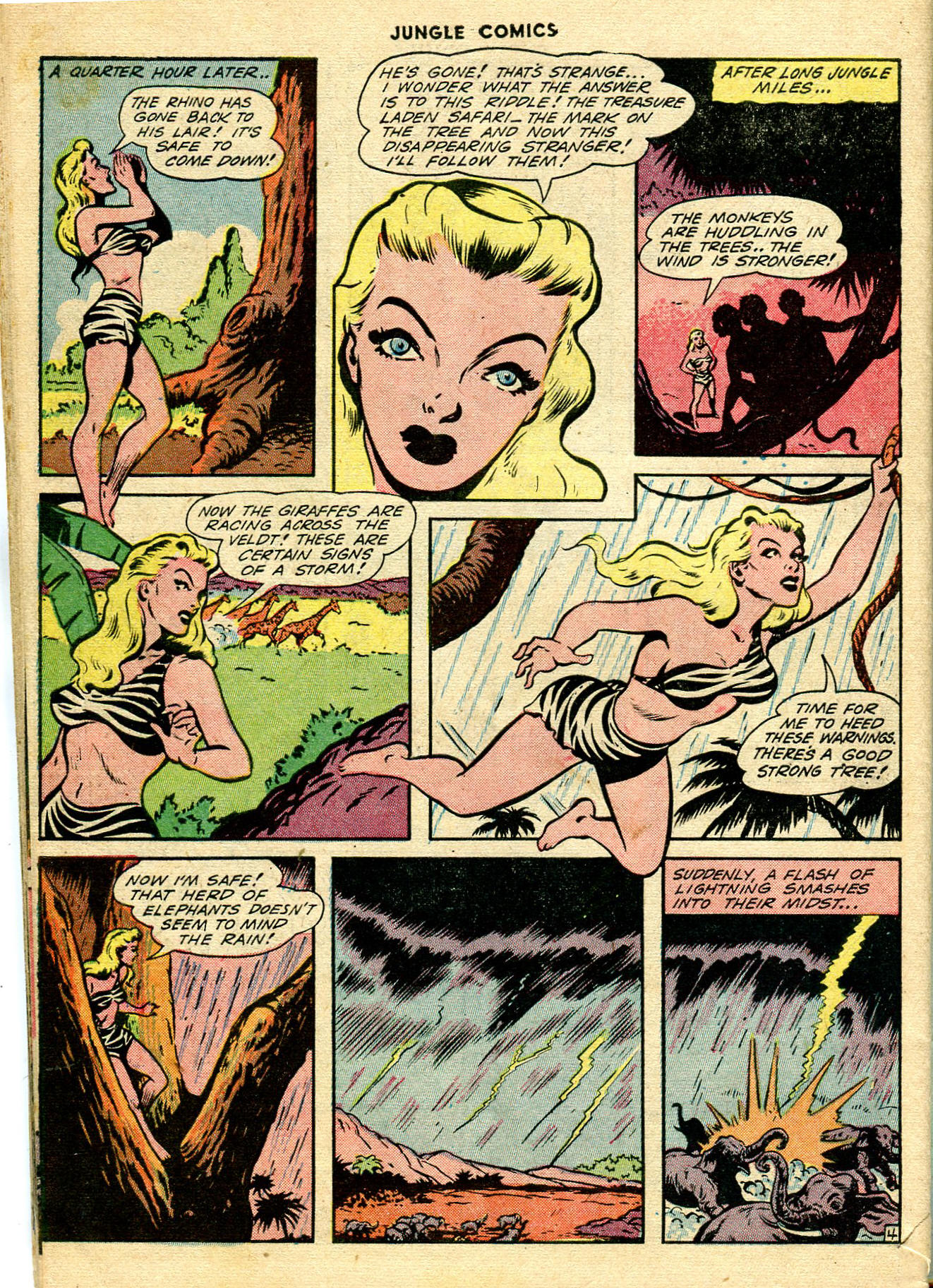 Read online Jungle Comics comic -  Issue #45 - 52