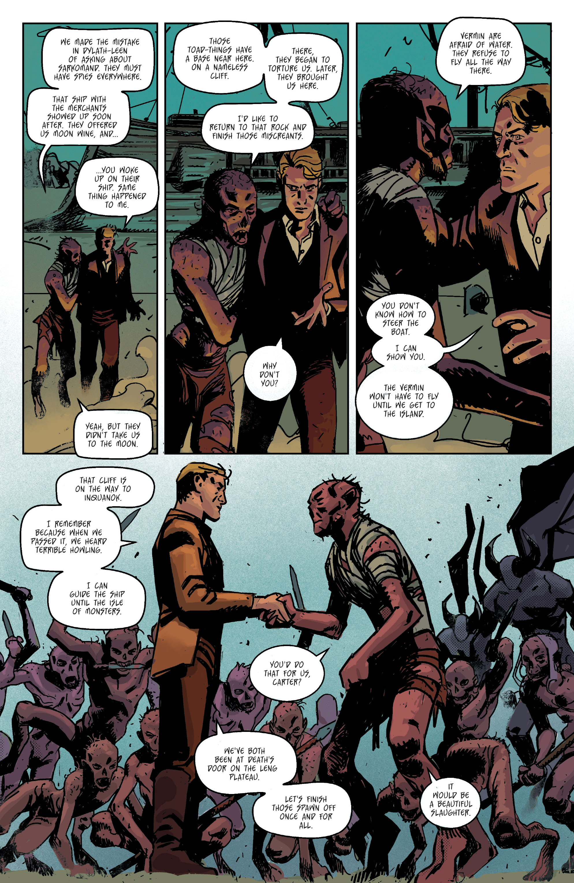 Read online Lovecraft Unknown Kadath comic -  Issue #7 - 13