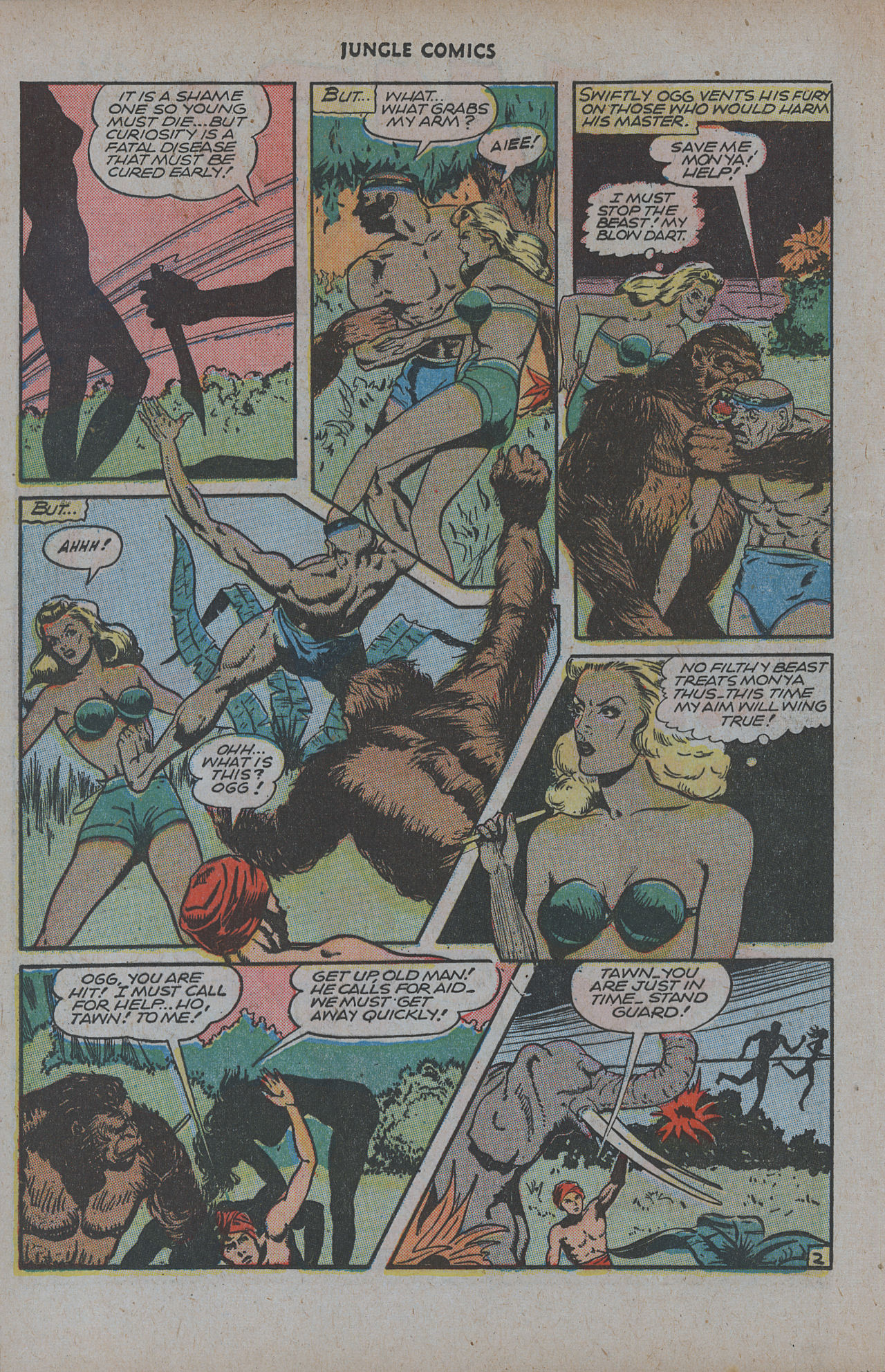 Read online Jungle Comics comic -  Issue #77 - 22
