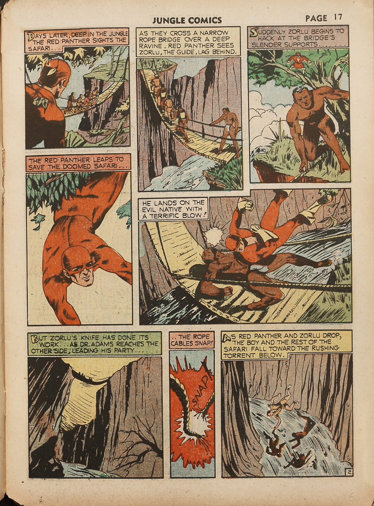 Read online Jungle Comics comic -  Issue #18 - 19
