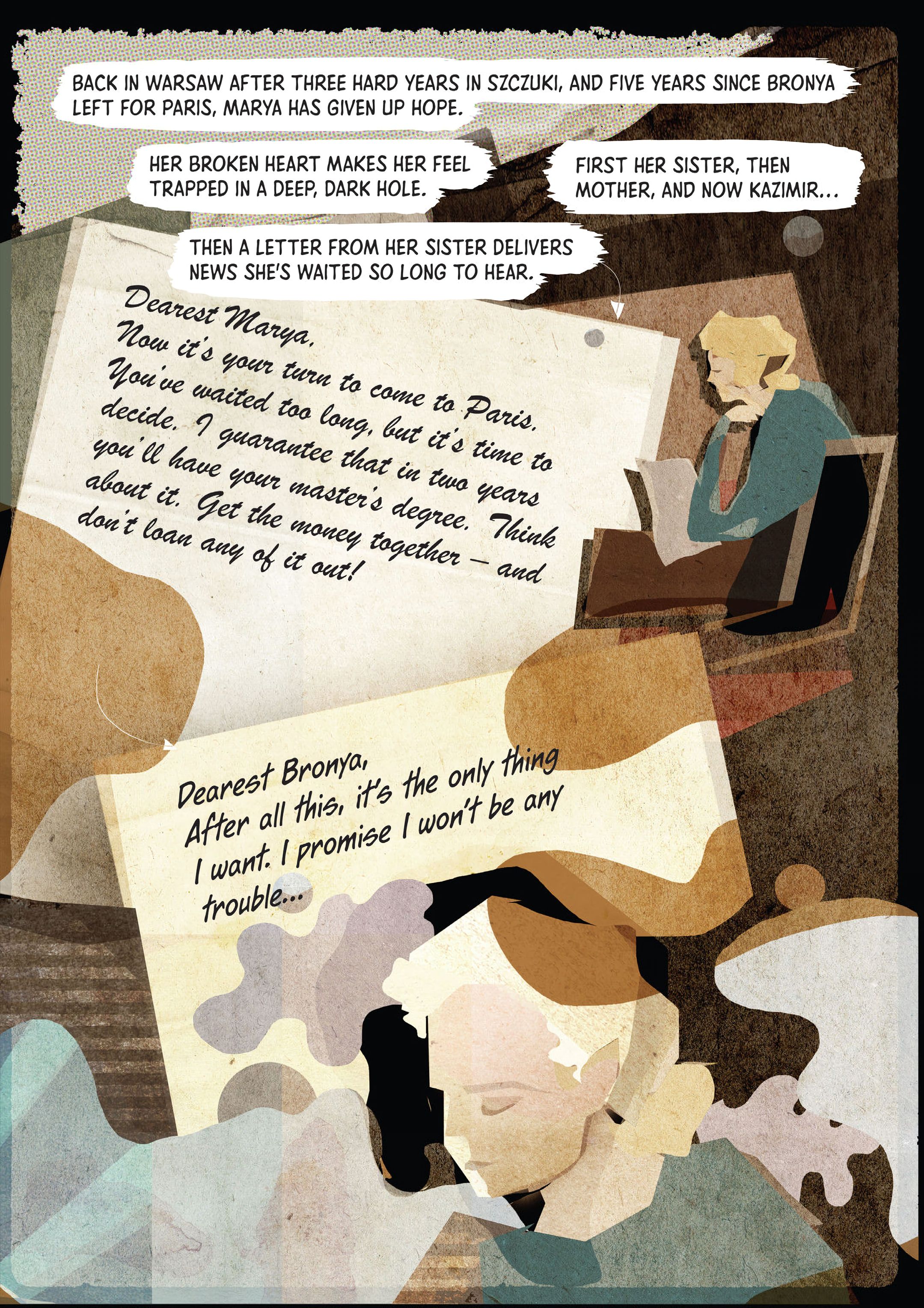 Read online Marie Curie: A Quest For Light comic -  Issue # TPB - 48