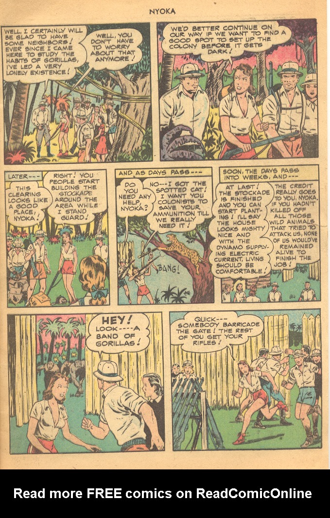 Read online Nyoka the Jungle Girl (1945) comic -  Issue #30 - 5