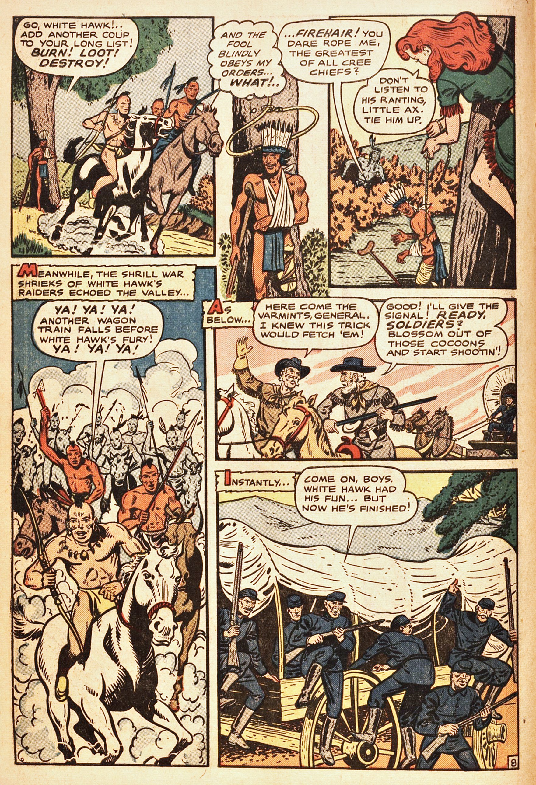 Read online Firehair (1951) comic -  Issue #7 - 10