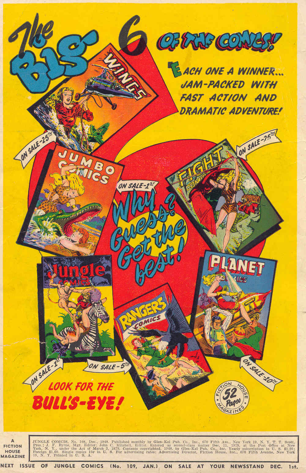 Read online Jungle Comics comic -  Issue #108 - 2