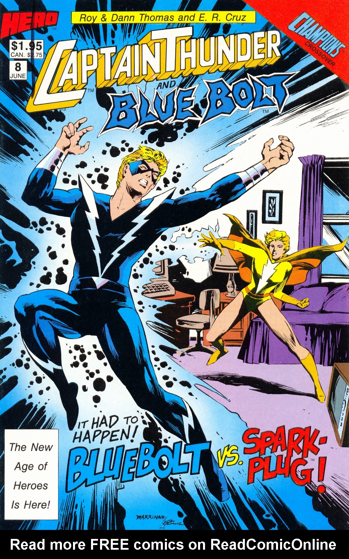 Read online Captain Thunder and Blue Bolt comic -  Issue #8 - 1