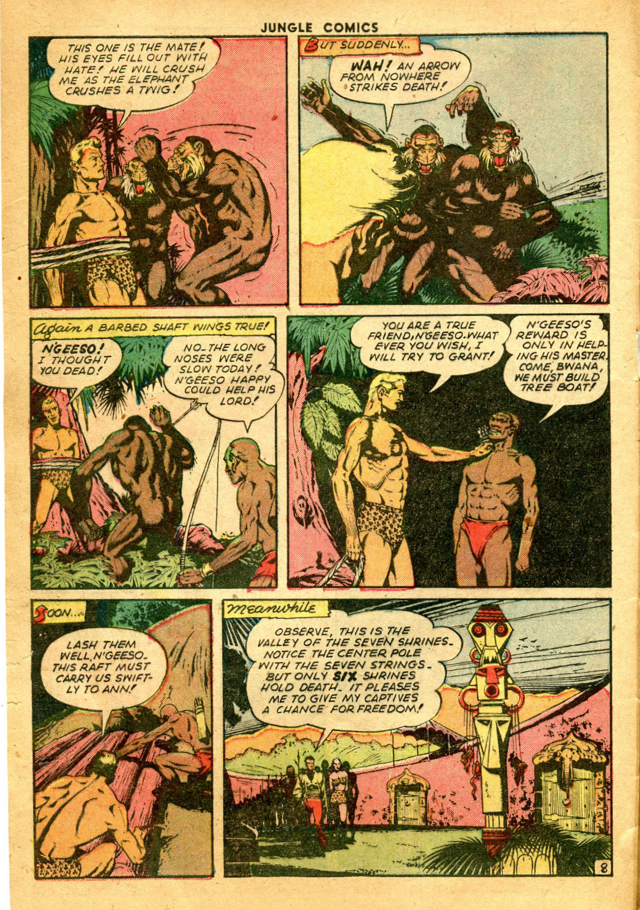 Read online Jungle Comics comic -  Issue #65 - 10