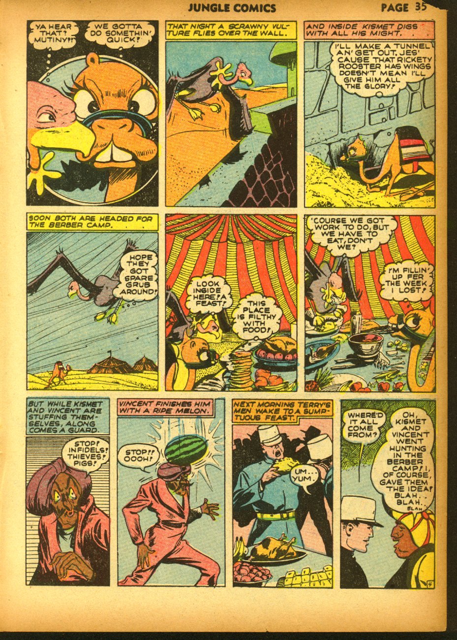 Read online Jungle Comics comic -  Issue #19 - 37