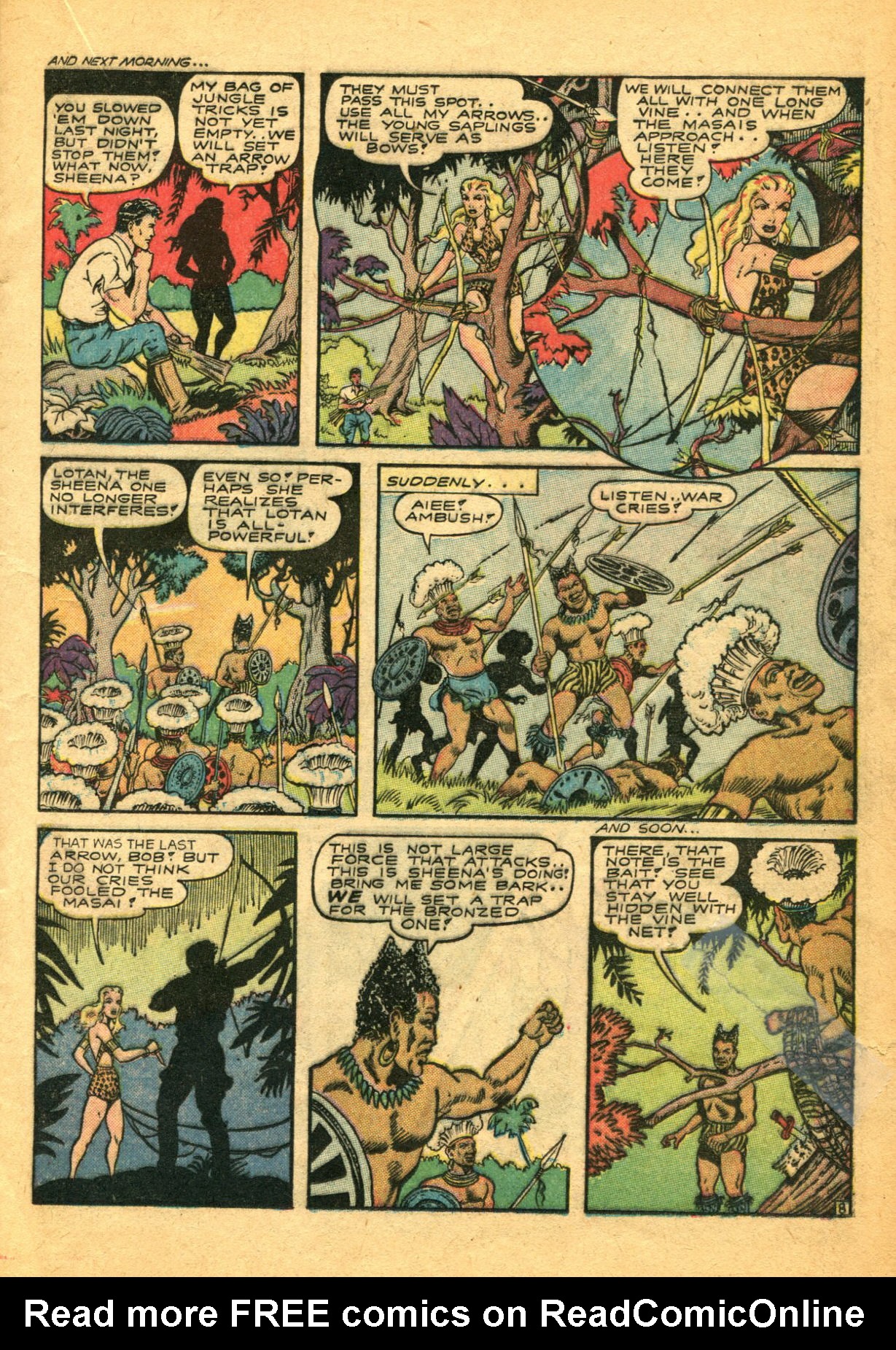 Read online Sheena, Queen of the Jungle (1942) comic -  Issue #5 - 21