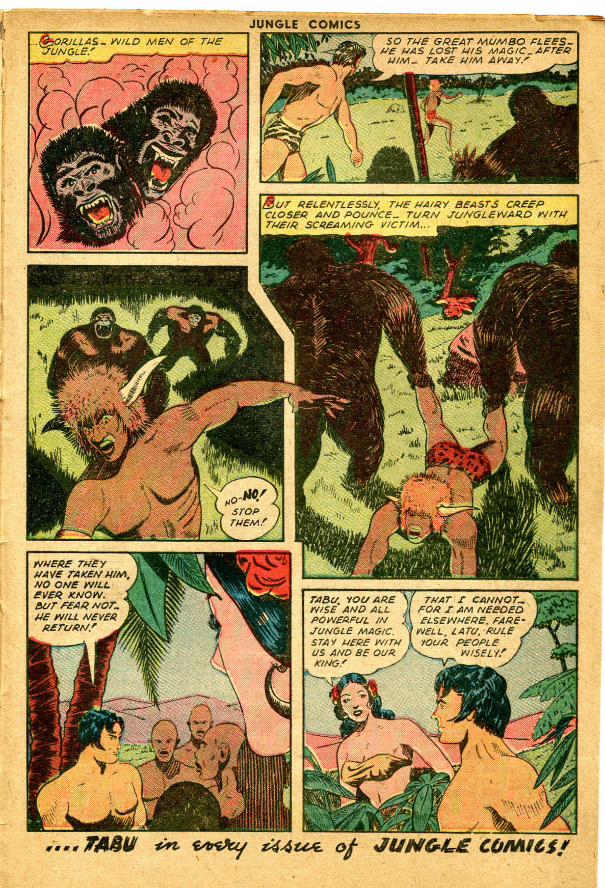 Read online Jungle Comics comic -  Issue #65 - 35