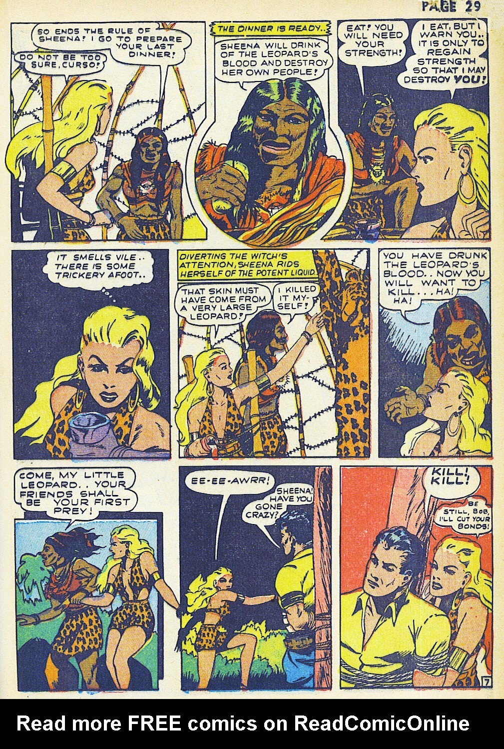 Read online Sheena, Queen of the Jungle (1942) comic -  Issue #2 - 31