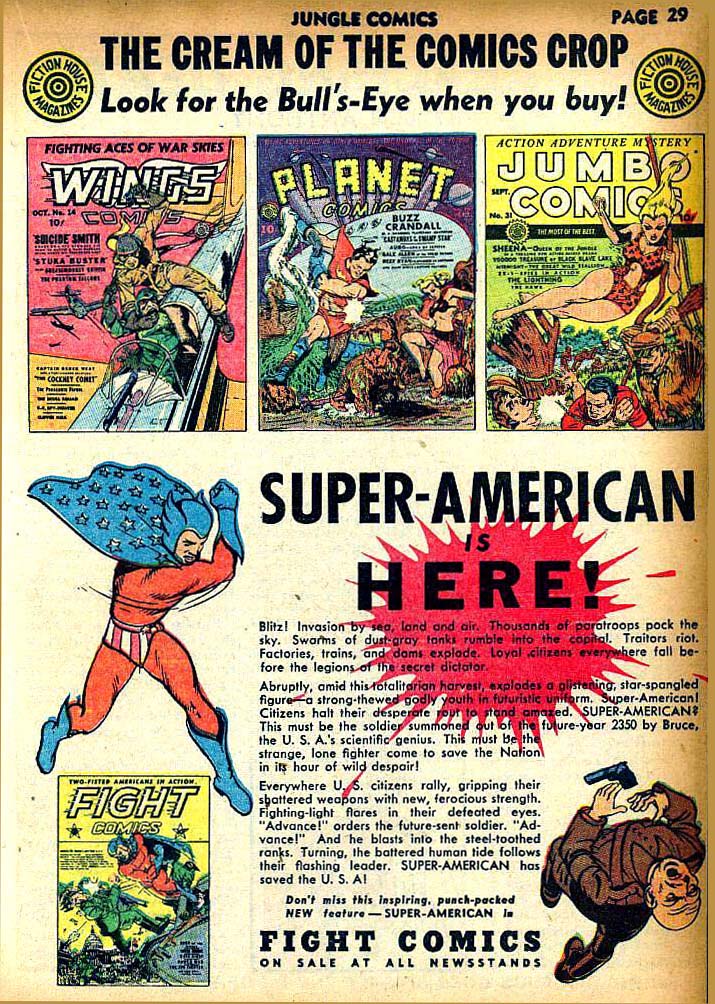 Read online Jungle Comics comic -  Issue #21 - 31