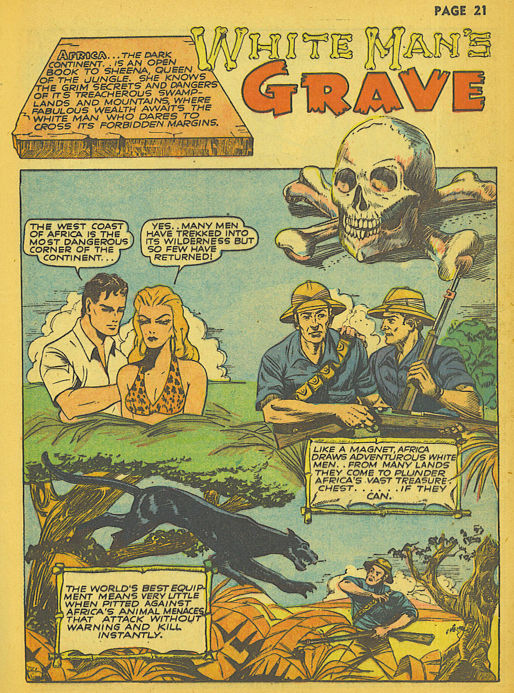 Read online Sheena, Queen of the Jungle (1942) comic -  Issue #1 - 22