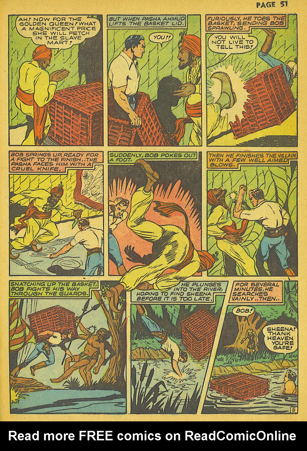 Read online Sheena, Queen of the Jungle (1942) comic -  Issue #1 - 50