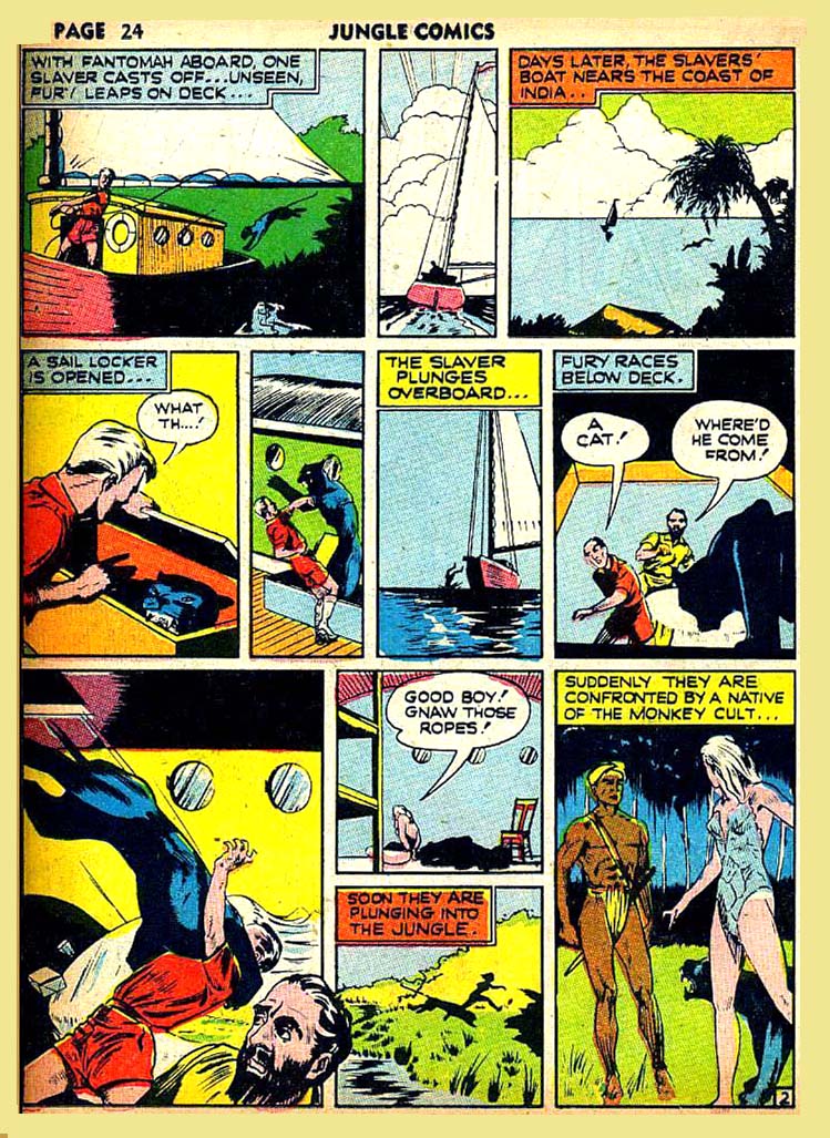 Read online Jungle Comics comic -  Issue #21 - 26