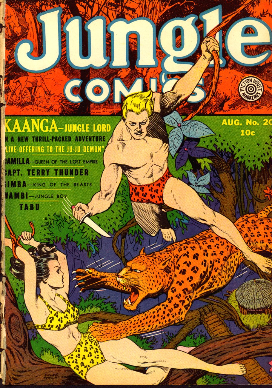 Read online Jungle Comics comic -  Issue #20 - 1