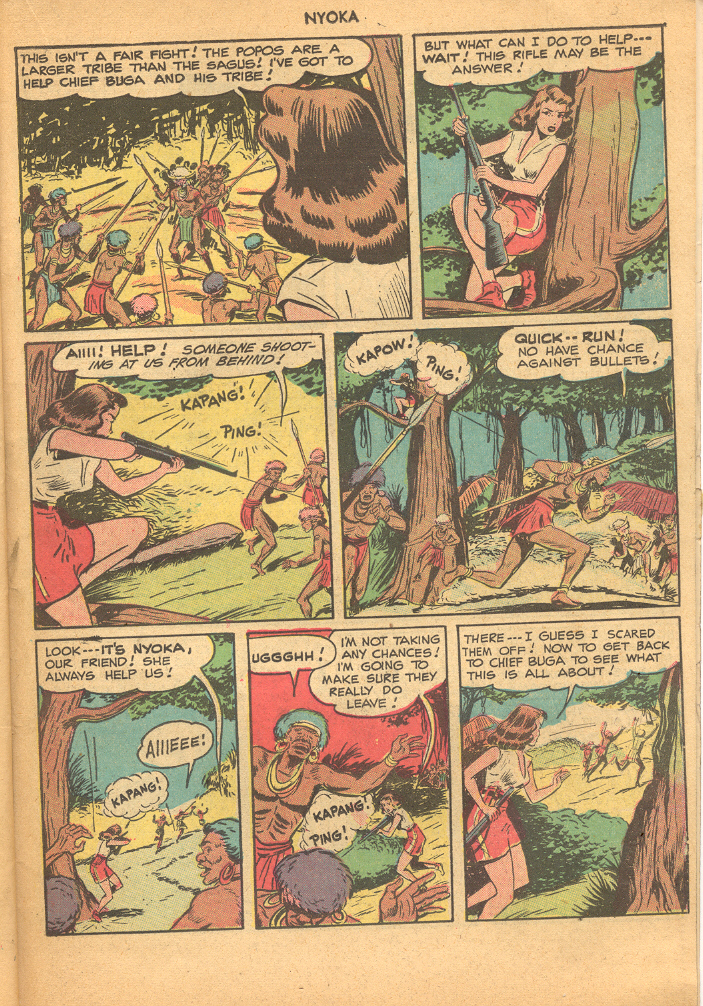 Read online Nyoka the Jungle Girl (1945) comic -  Issue #30 - 35