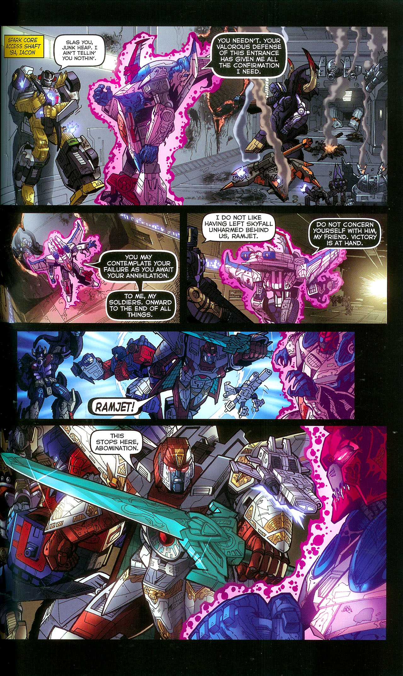 Read online Transformers: Cybertron: Balancing Act comic -  Issue # TPB - 34