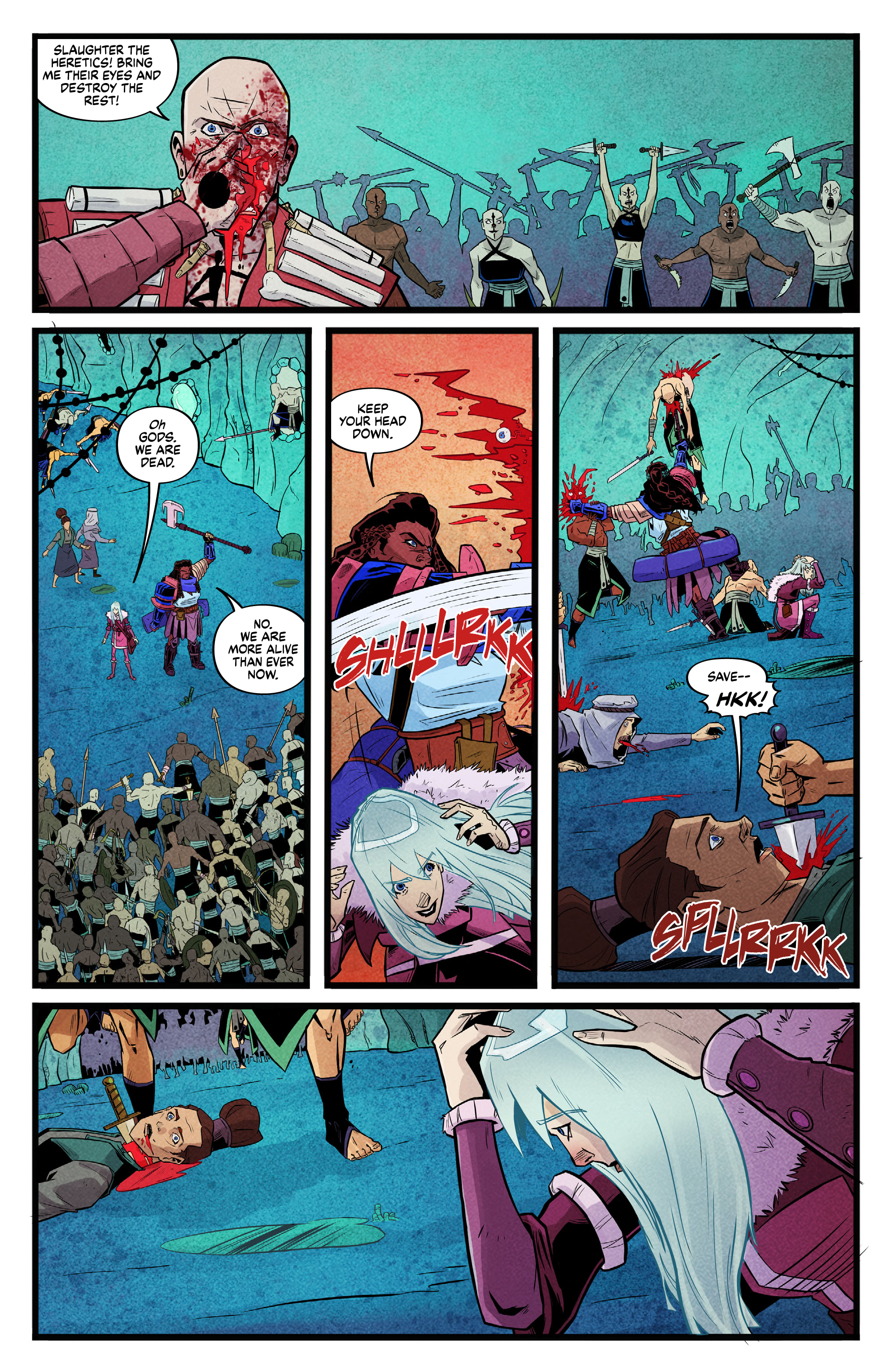 Read online Godfell comic -  Issue #2 - 10