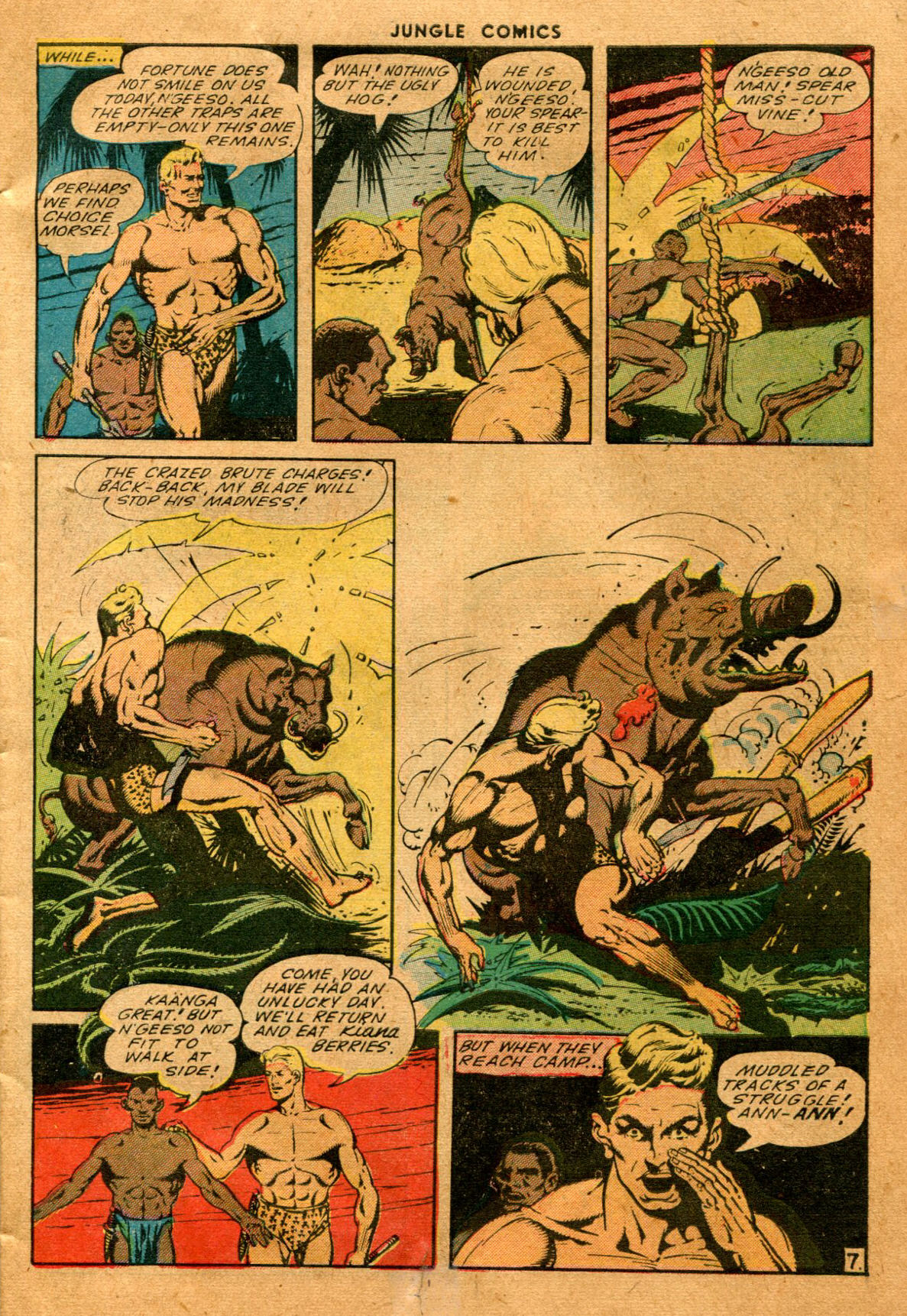 Read online Jungle Comics comic -  Issue #60 - 10