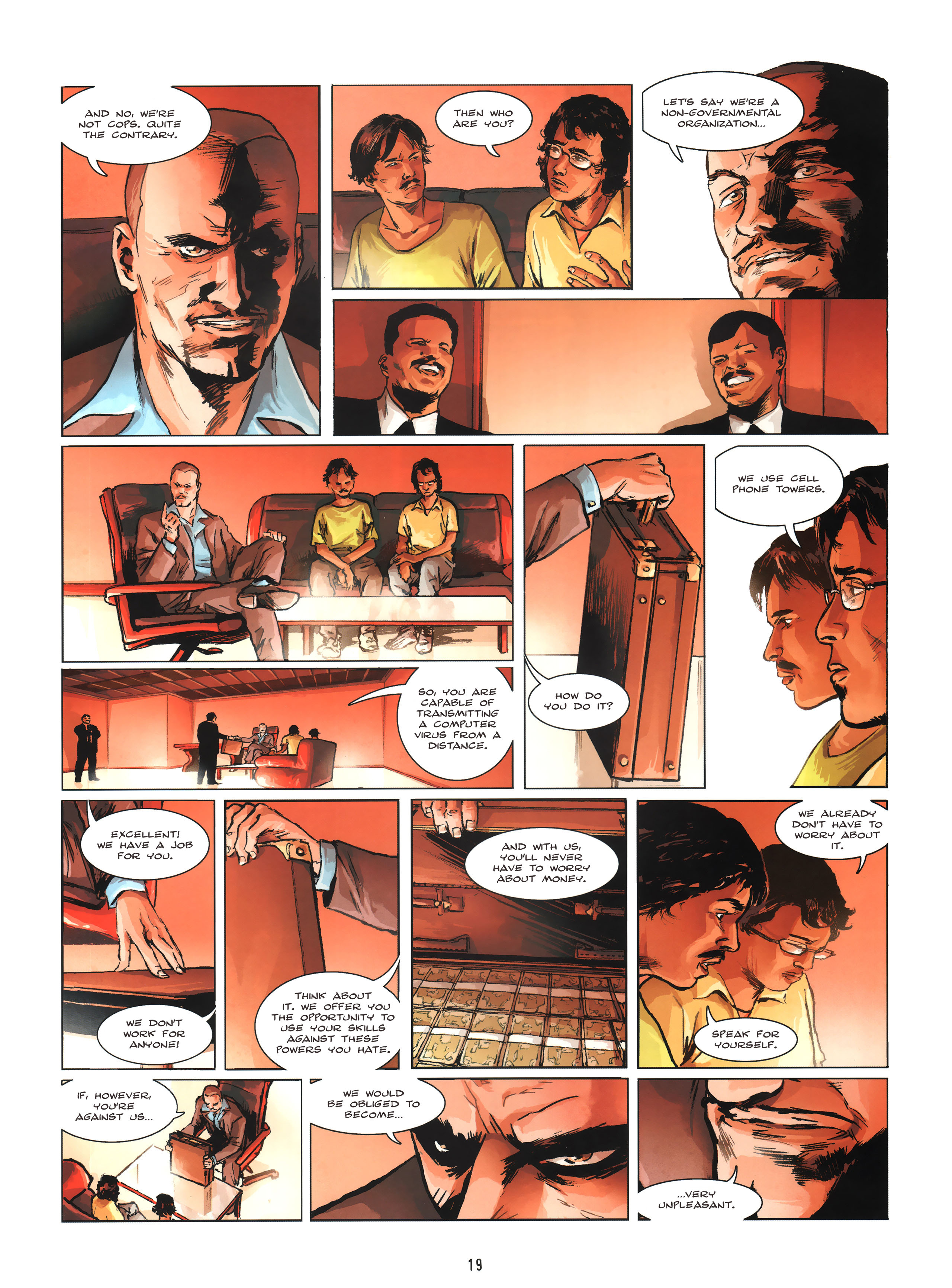 Read online Firewall comic -  Issue #1 - 20
