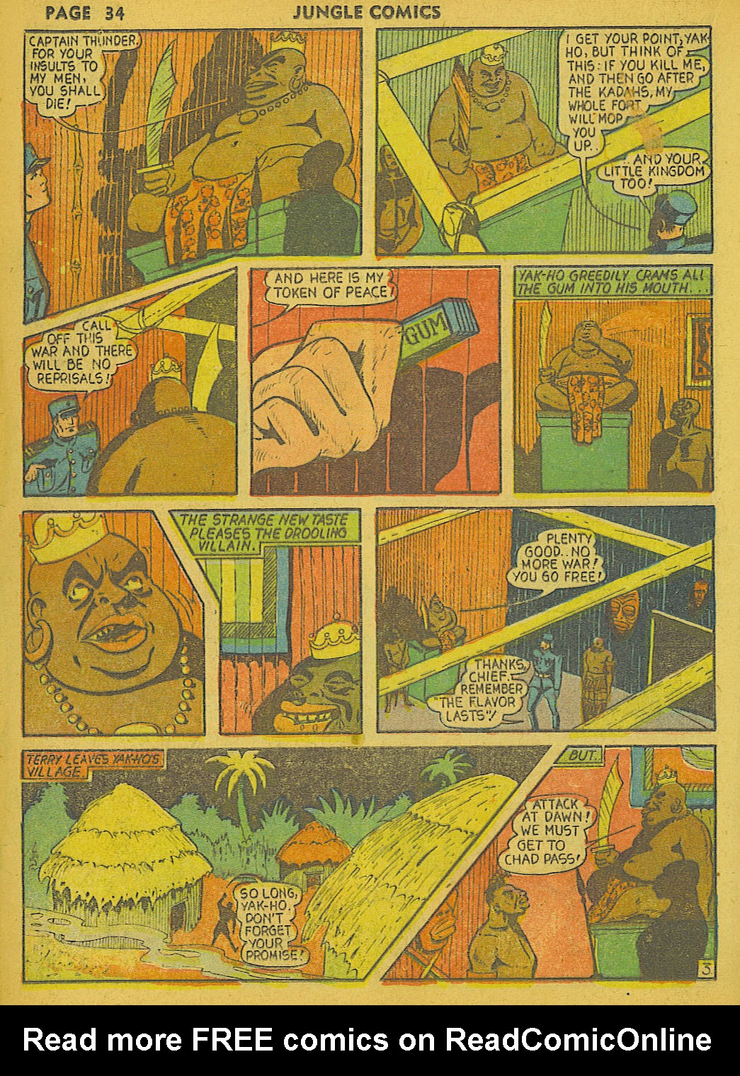 Read online Jungle Comics comic -  Issue #8 - 36