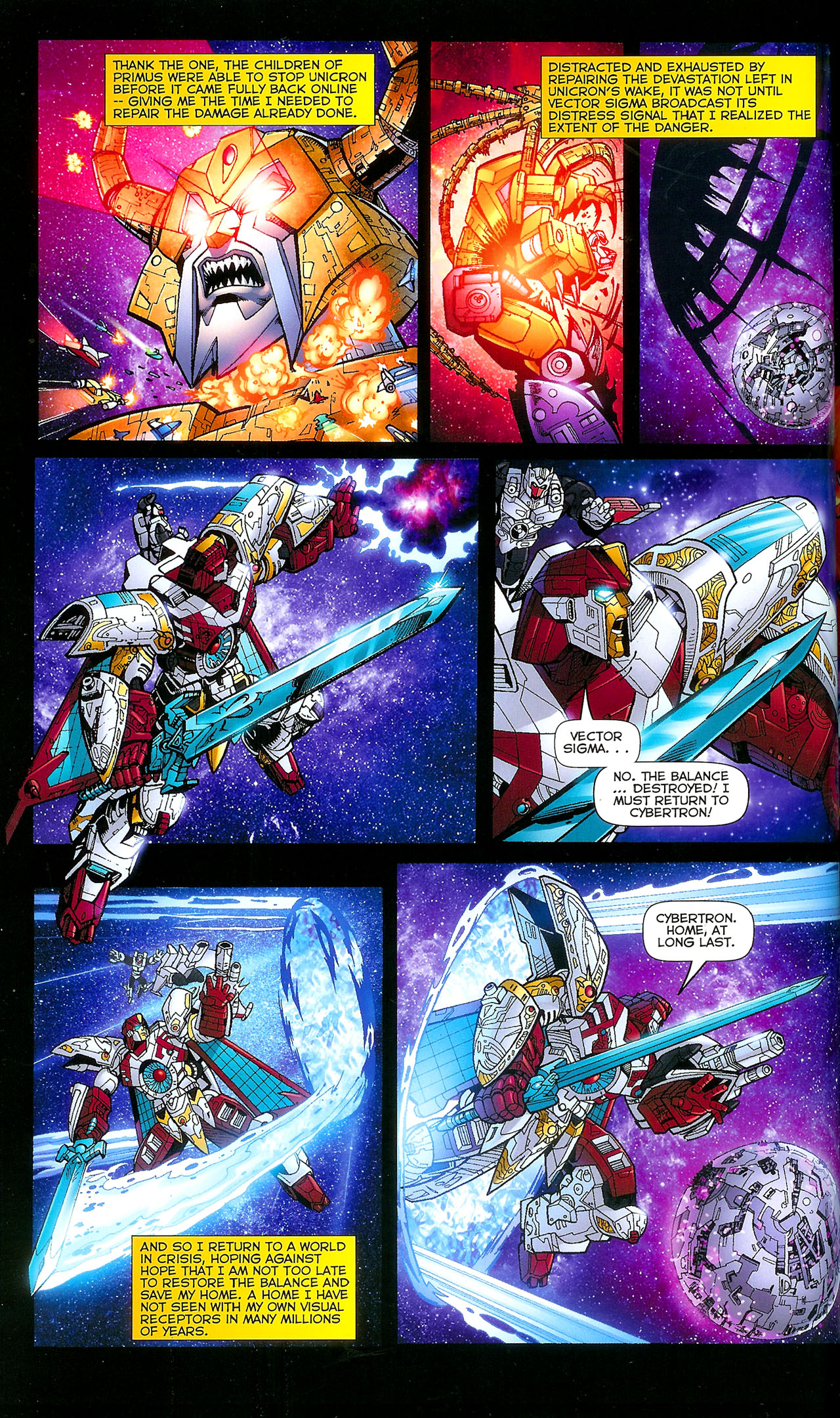 Read online Transformers: Cybertron: Balancing Act comic -  Issue # TPB - 9