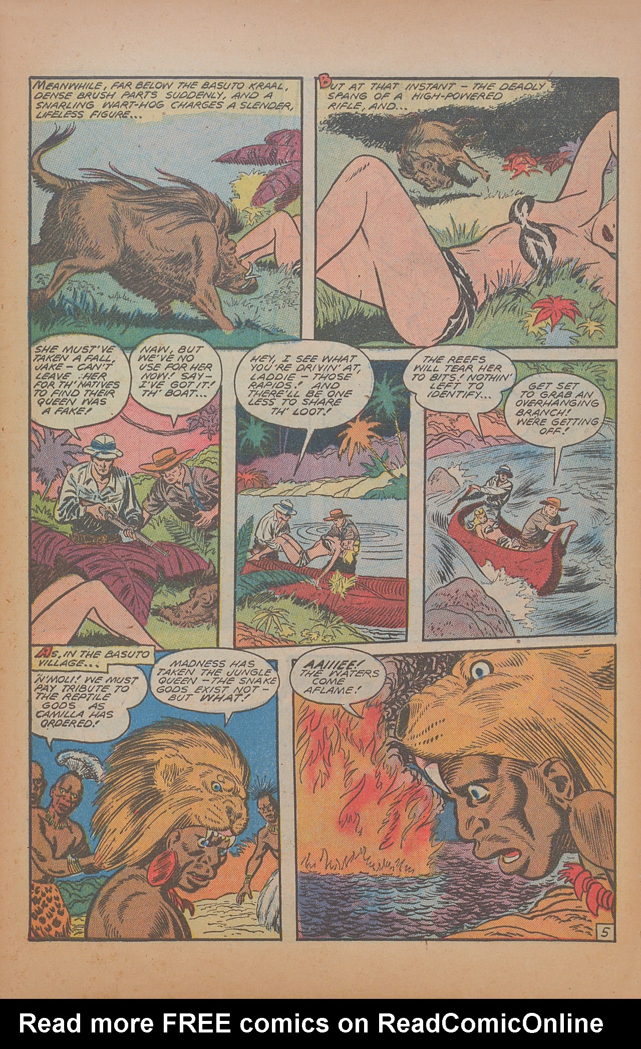 Read online Jungle Comics comic -  Issue #98 - 46