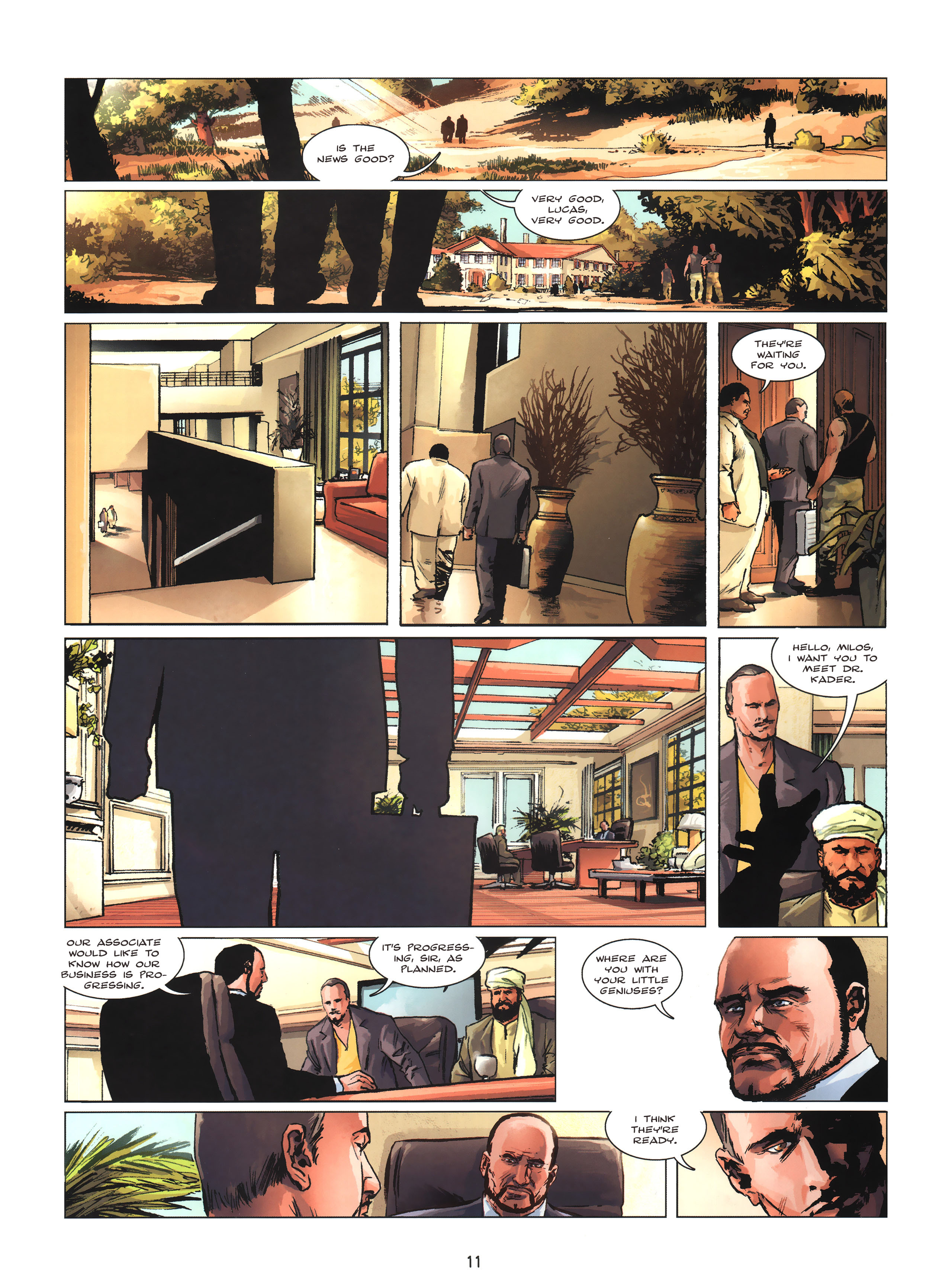 Read online Firewall comic -  Issue #1 - 12