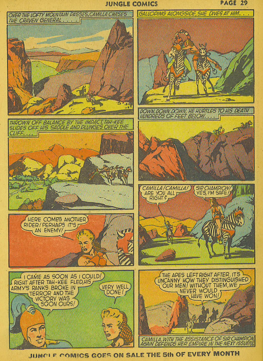 Read online Jungle Comics comic -  Issue #8 - 31