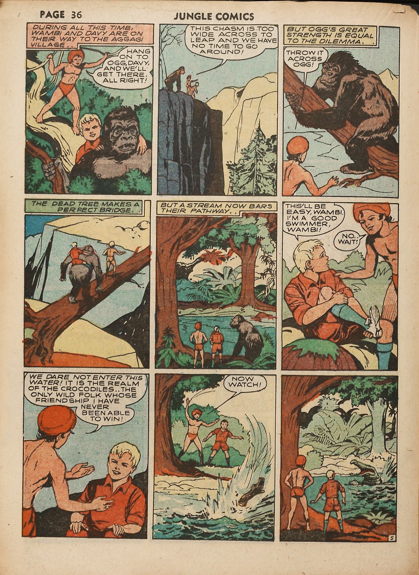 Read online Jungle Comics comic -  Issue #18 - 38
