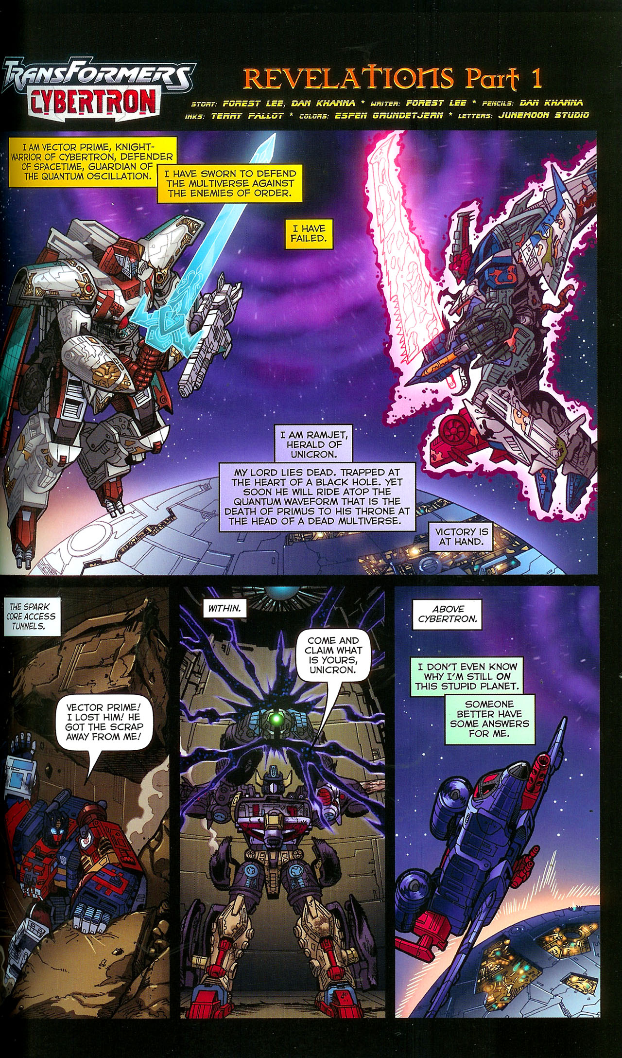 Read online Transformers: Cybertron: Balancing Act comic -  Issue # TPB - 42