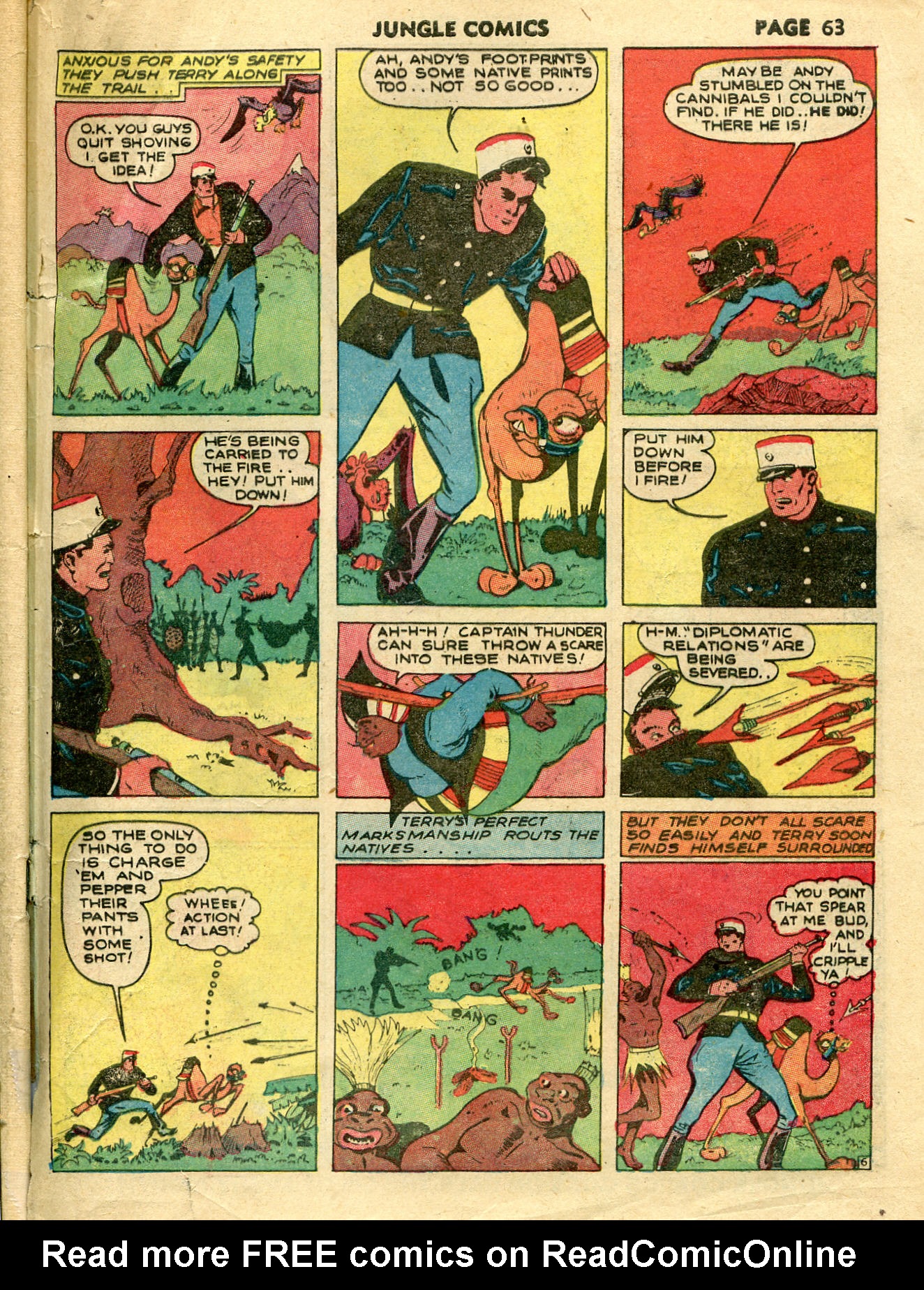 Read online Jungle Comics comic -  Issue #15 - 66