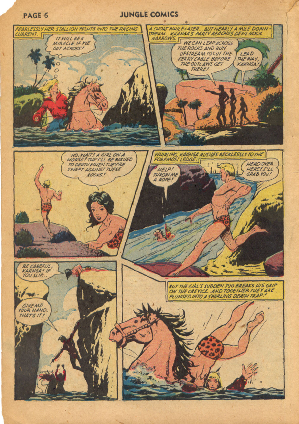 Read online Jungle Comics comic -  Issue #38 - 7
