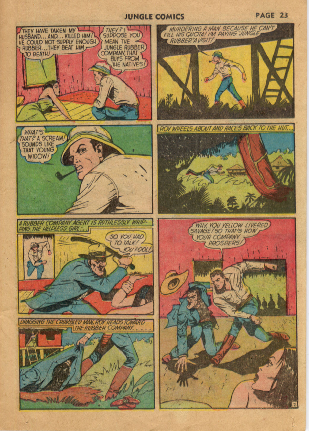Read online Jungle Comics comic -  Issue #9 - 23